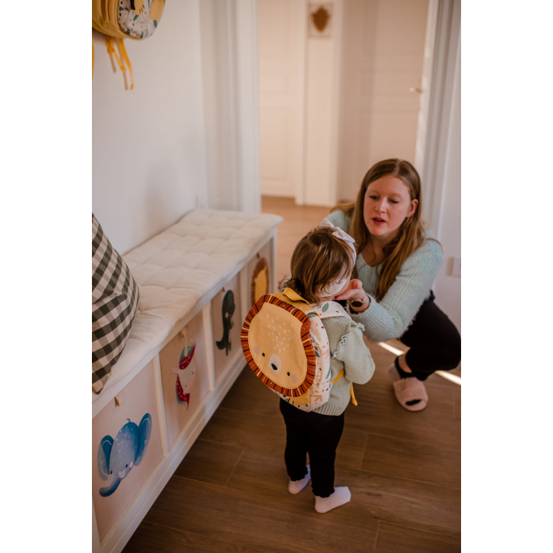 Sassi Eco Mini Backpack - Chompy The Lion image 2