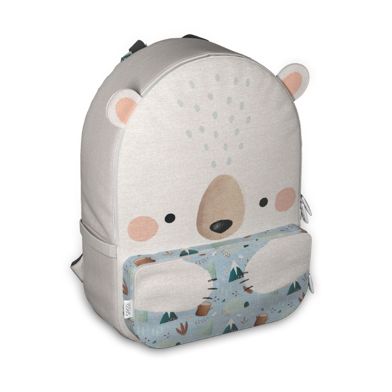 Sassi  A4 Junior Eco Backpack - Munchy the Bear