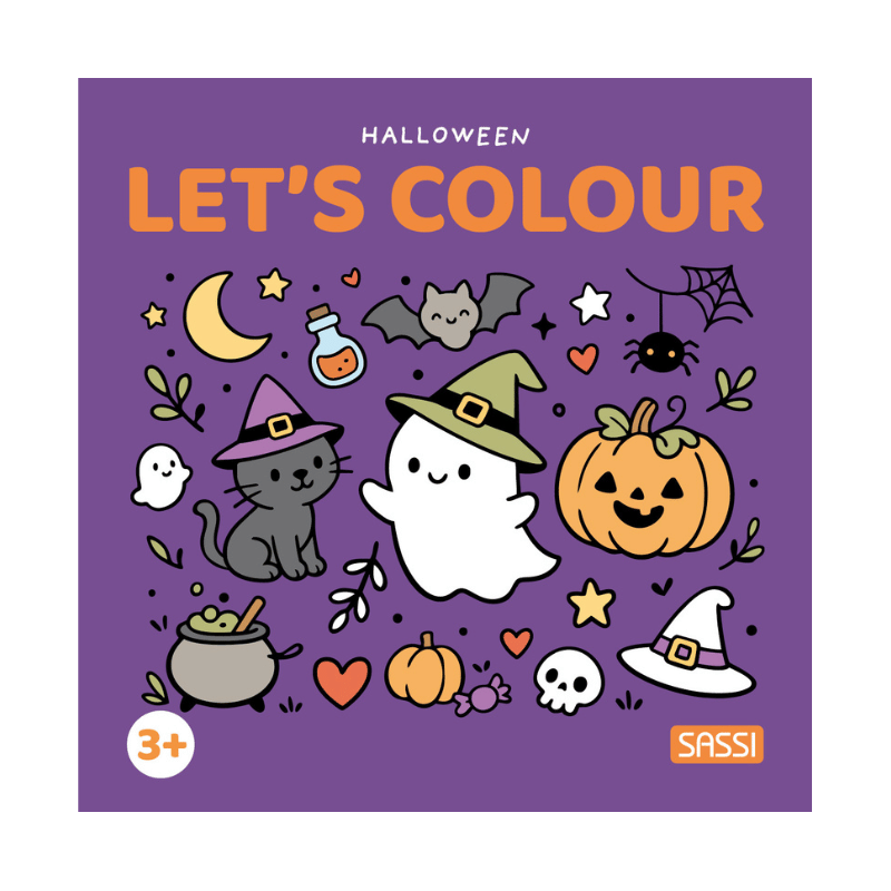 Sassi Colouring Book Square - Halloween