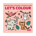 Sassi Colouring Book Square - Jungle Animals
