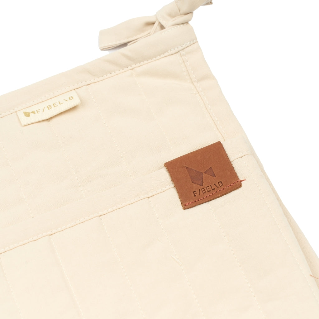 Fabelab - Quilted Wall Pocket Storage Small, Oat Milk image 2