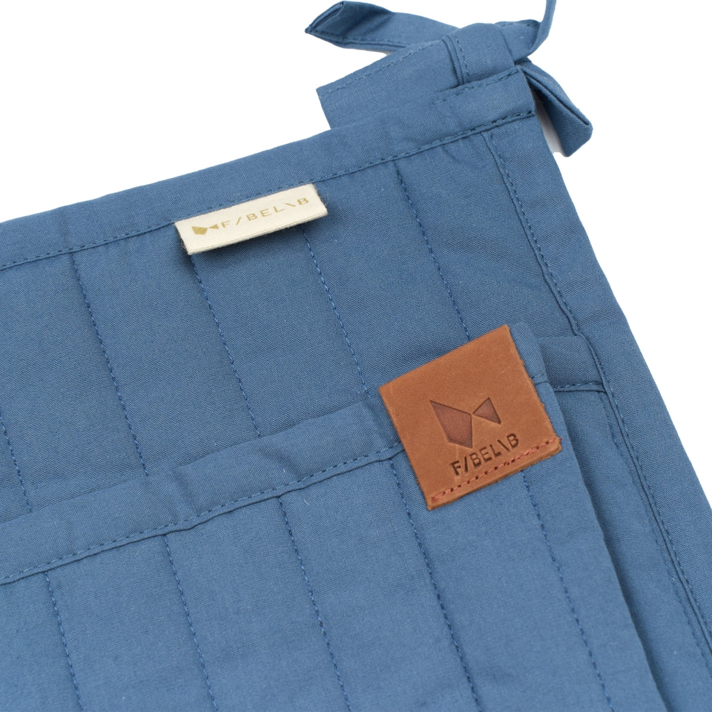 Fabelab - Quilted Crib or Wall Pocket Storage Small - Vintage Blue image 3