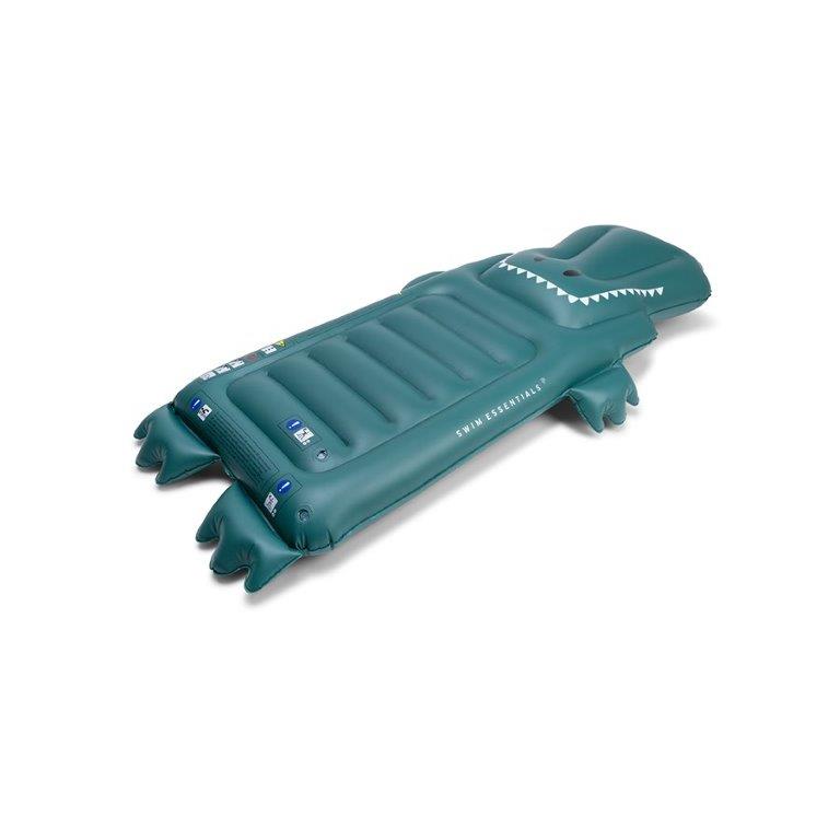 Swim Essentials Inflatable Float - Green Crocodile, 177 cm image 3