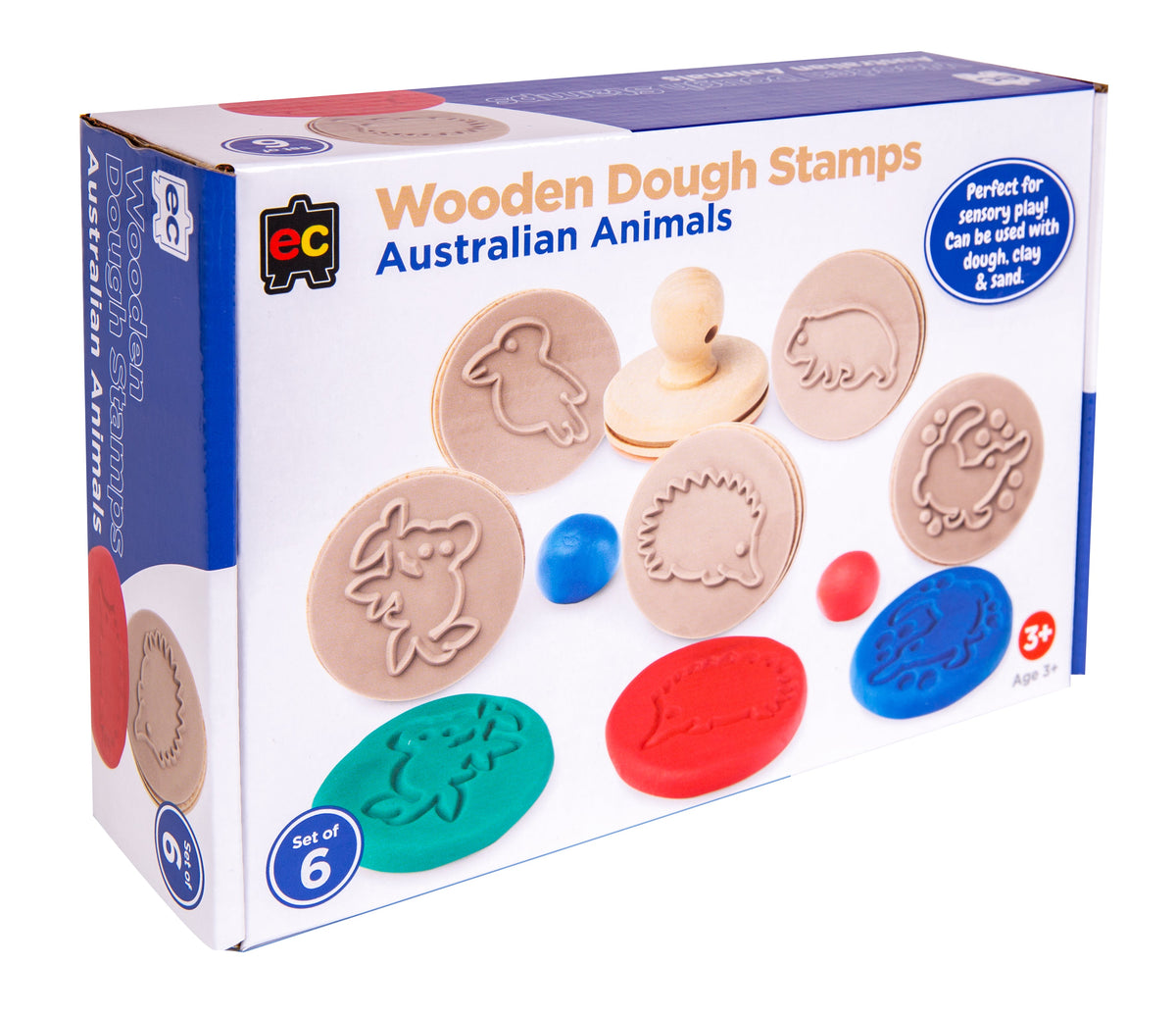 EC Wooden Dough Stamps - Animals