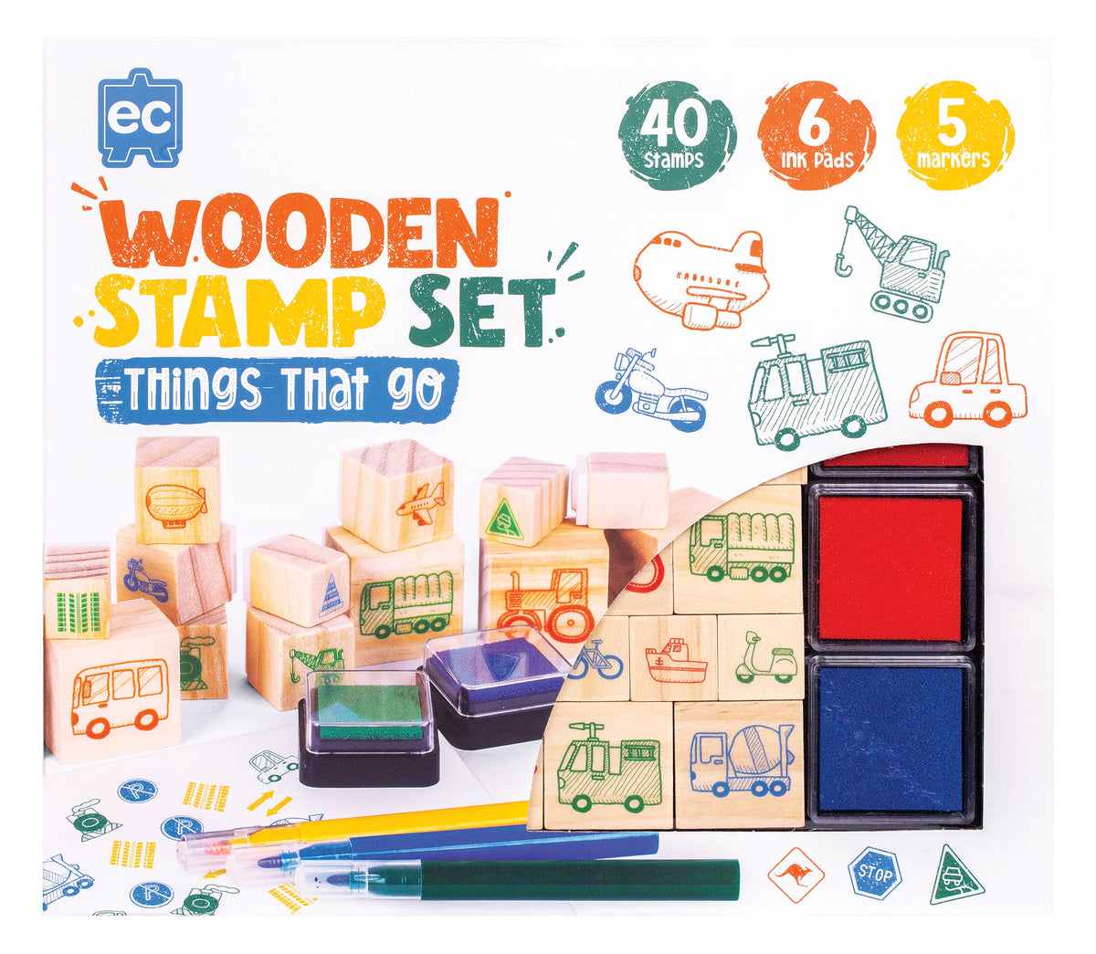 Wooden Stamper Set