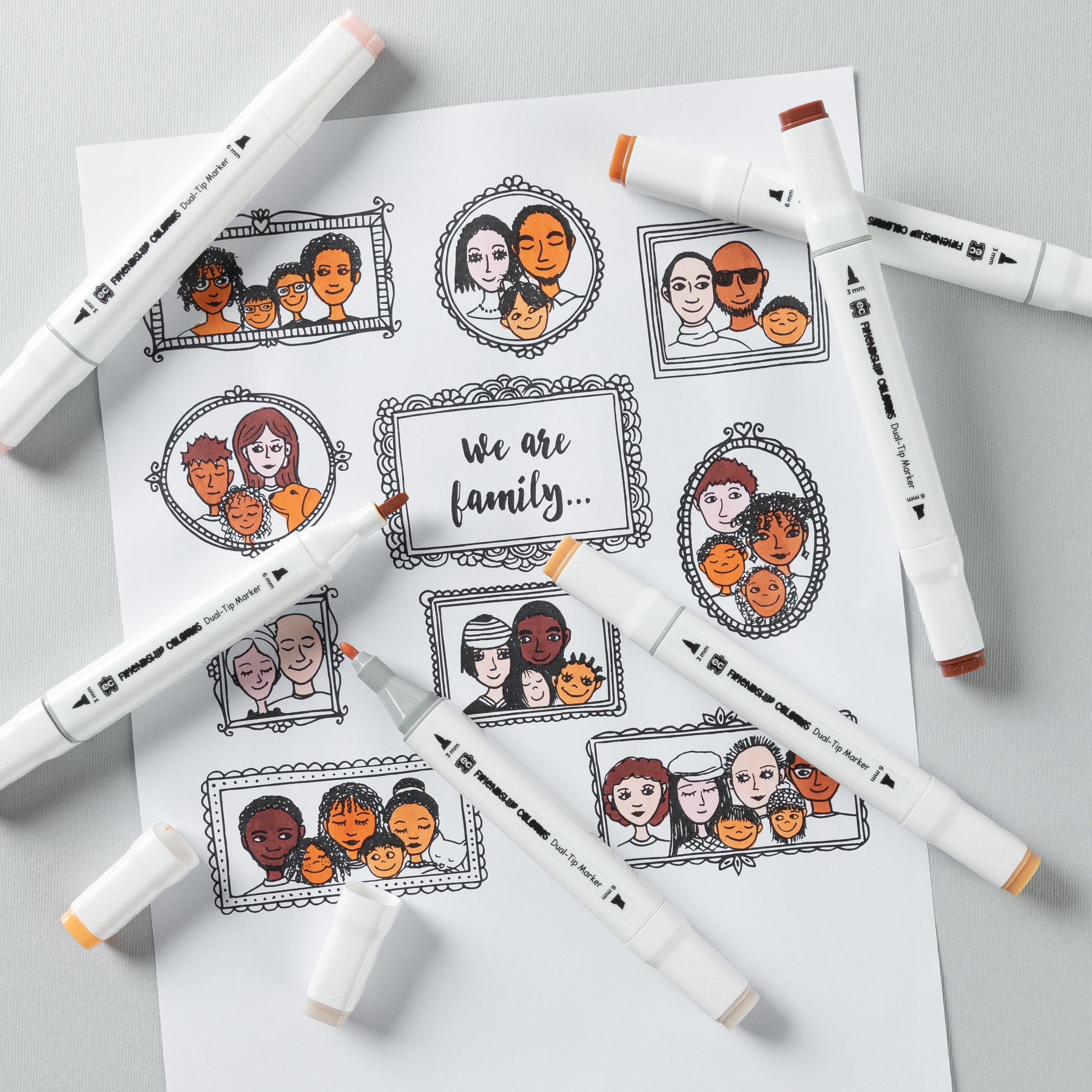 Friendship Colours Dual-Tip Markers image 4