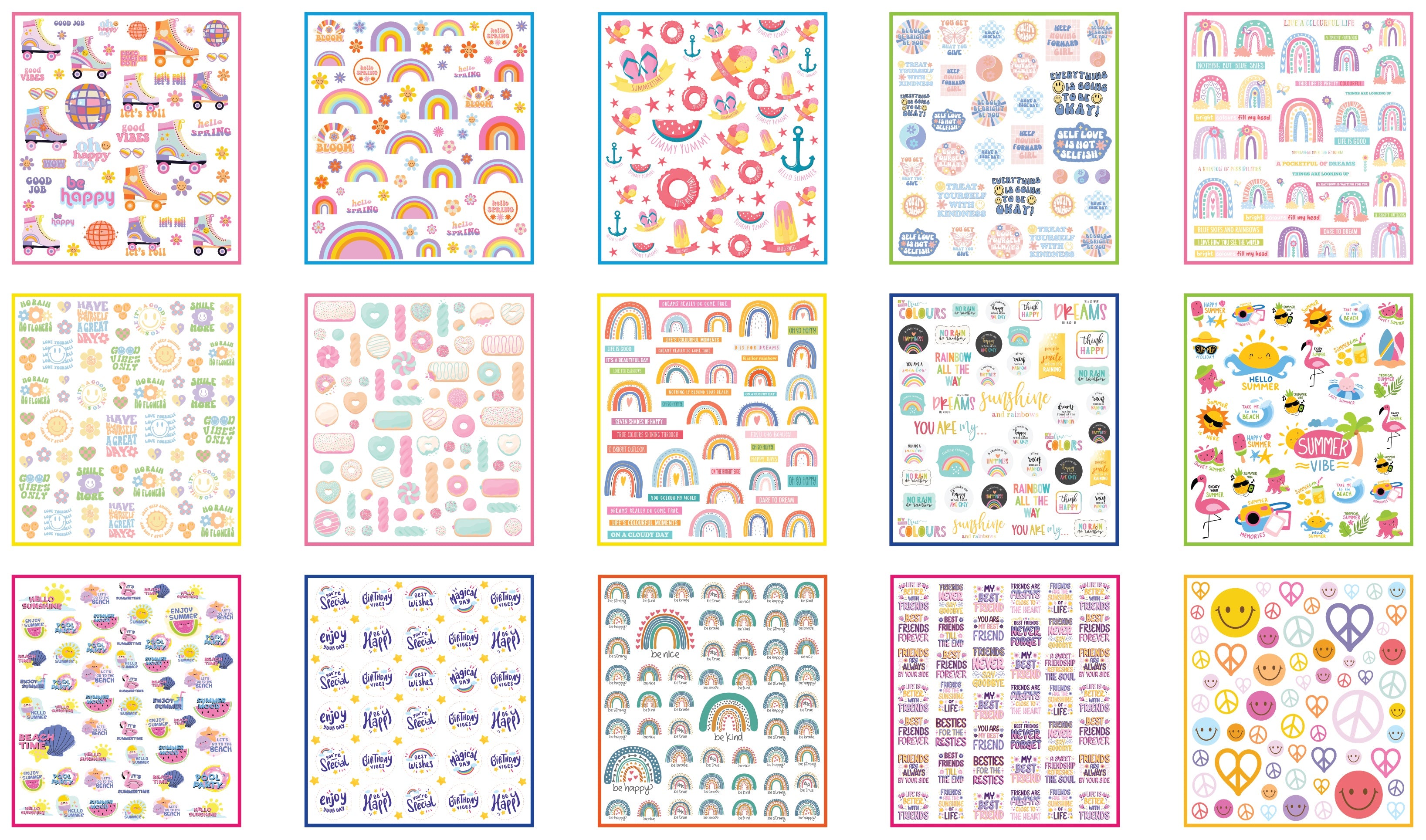 Chasing Rainbows Sticker Set image 3