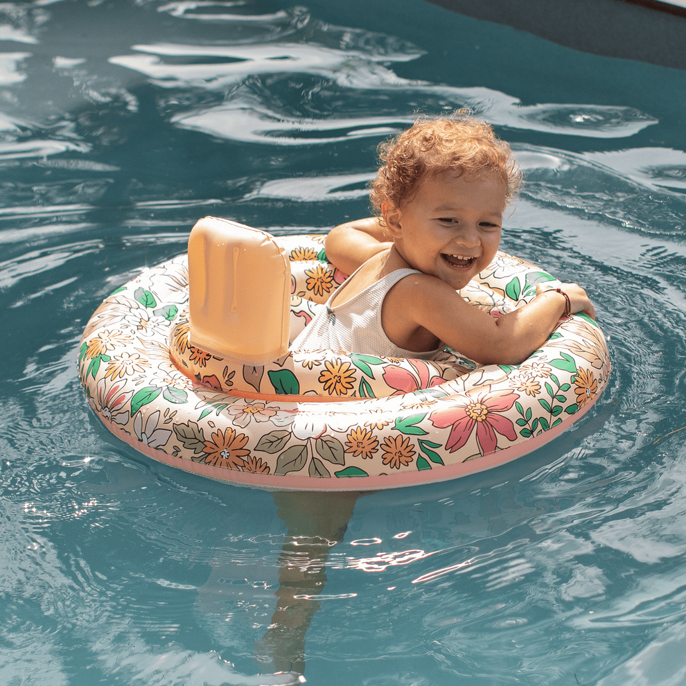 Swim Essentials Inflatable Baby Swimseat - Blossom, 0-1 yrs image 6
