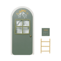 Fabelab Christmas - Elf Door - Green with Light, 30 cm