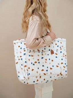 Fabelab - Quilted Organic Cotton Tote Bag - Terrazzo, 60 cm image 2