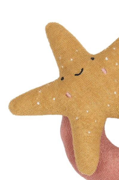 Fabelab Rattle - Starfish, Ash Rose, 17 cm image 2