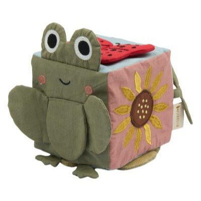 Fabelab Fabric Cube - A Day in the Garden, 12 cm