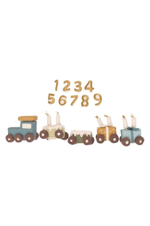 Fabelab - Celebration Train Blue Mix - Birthday