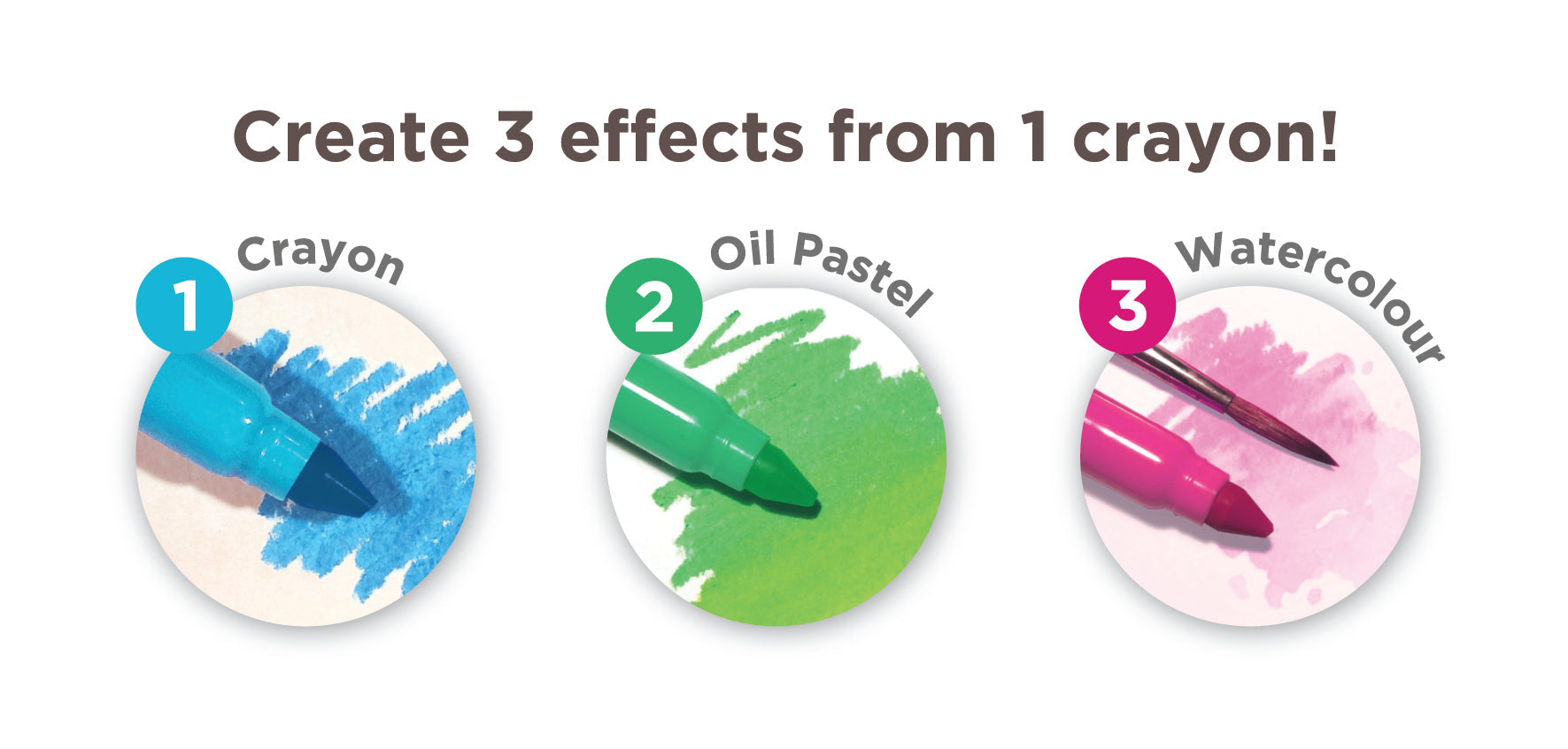 Easi-Grip 3 in 1 Crayons image 2
