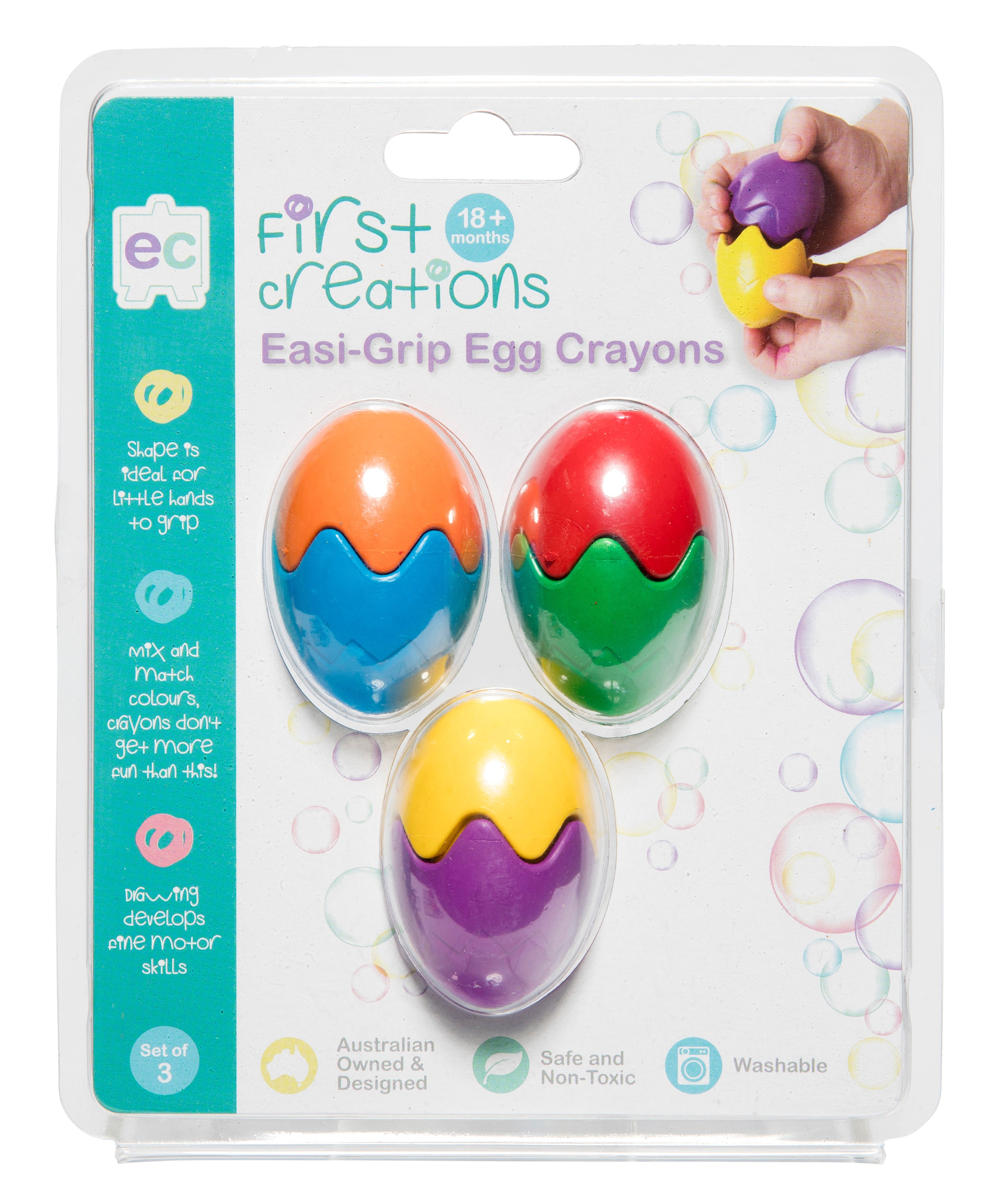 Easi-Grip Egg Crayons image 2