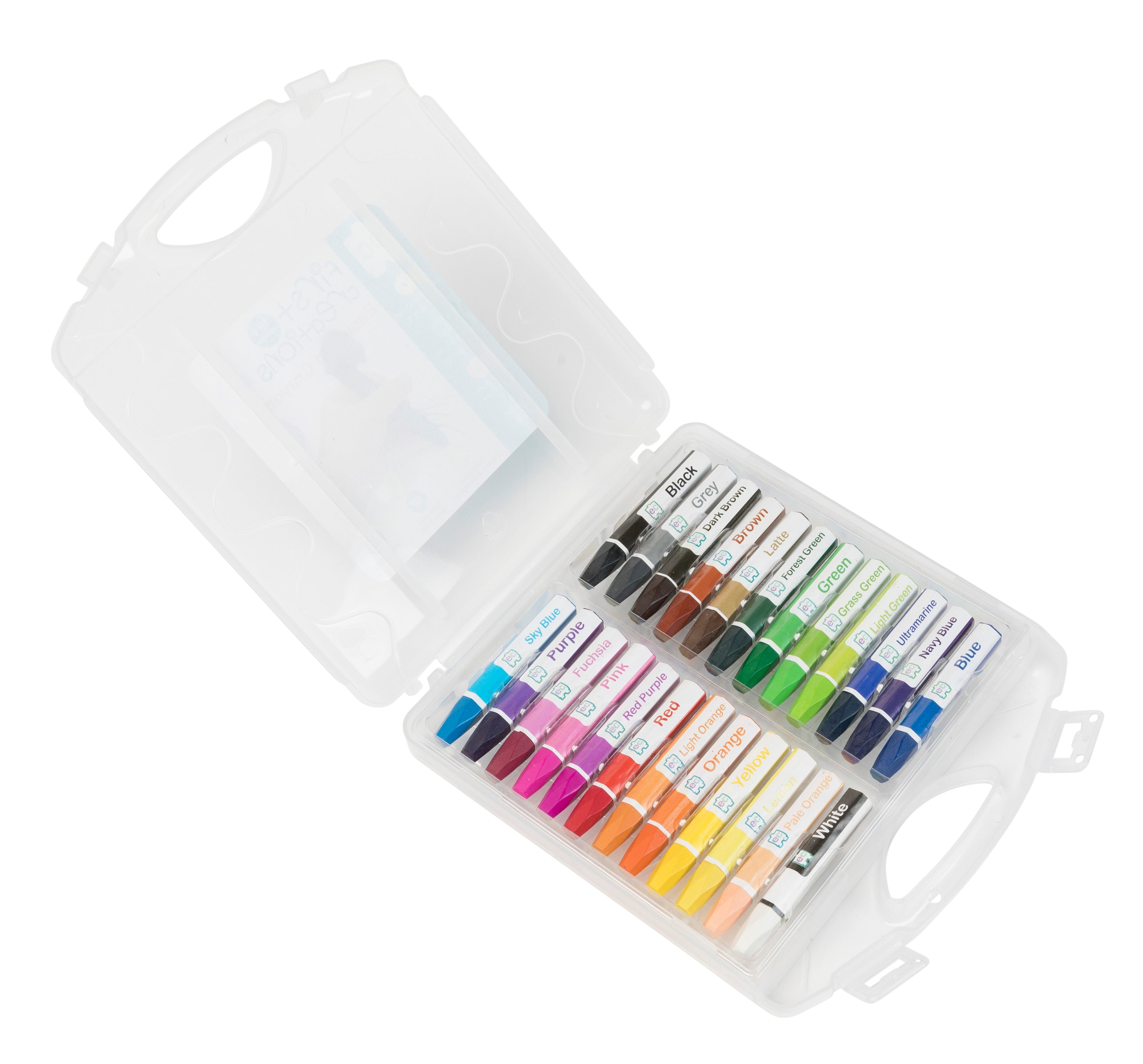 Hexagonal Oil Pastels in Case - Pack of 24 image 2