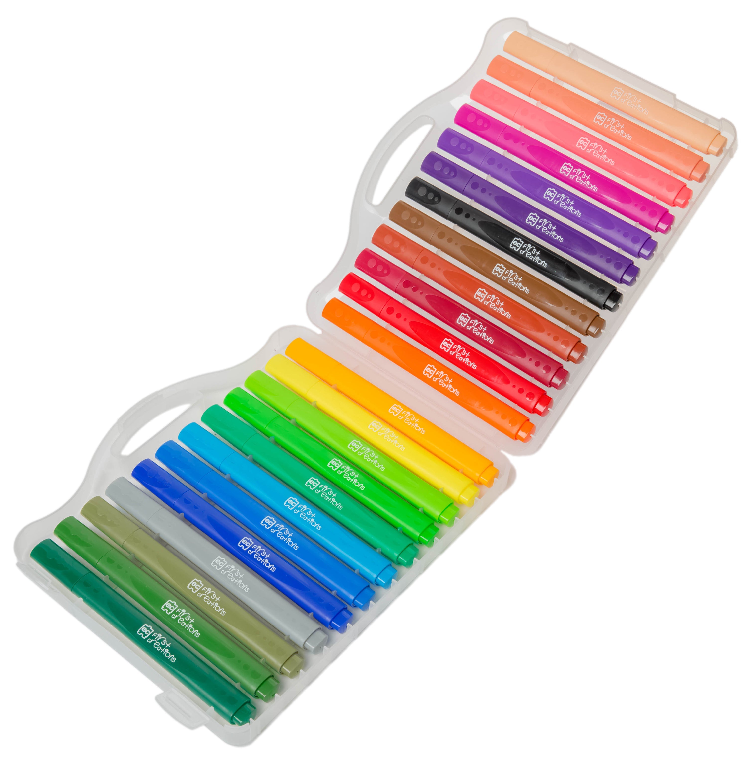 First Creations Easi-Grip Triangular Markers Pack of 24 image 2
