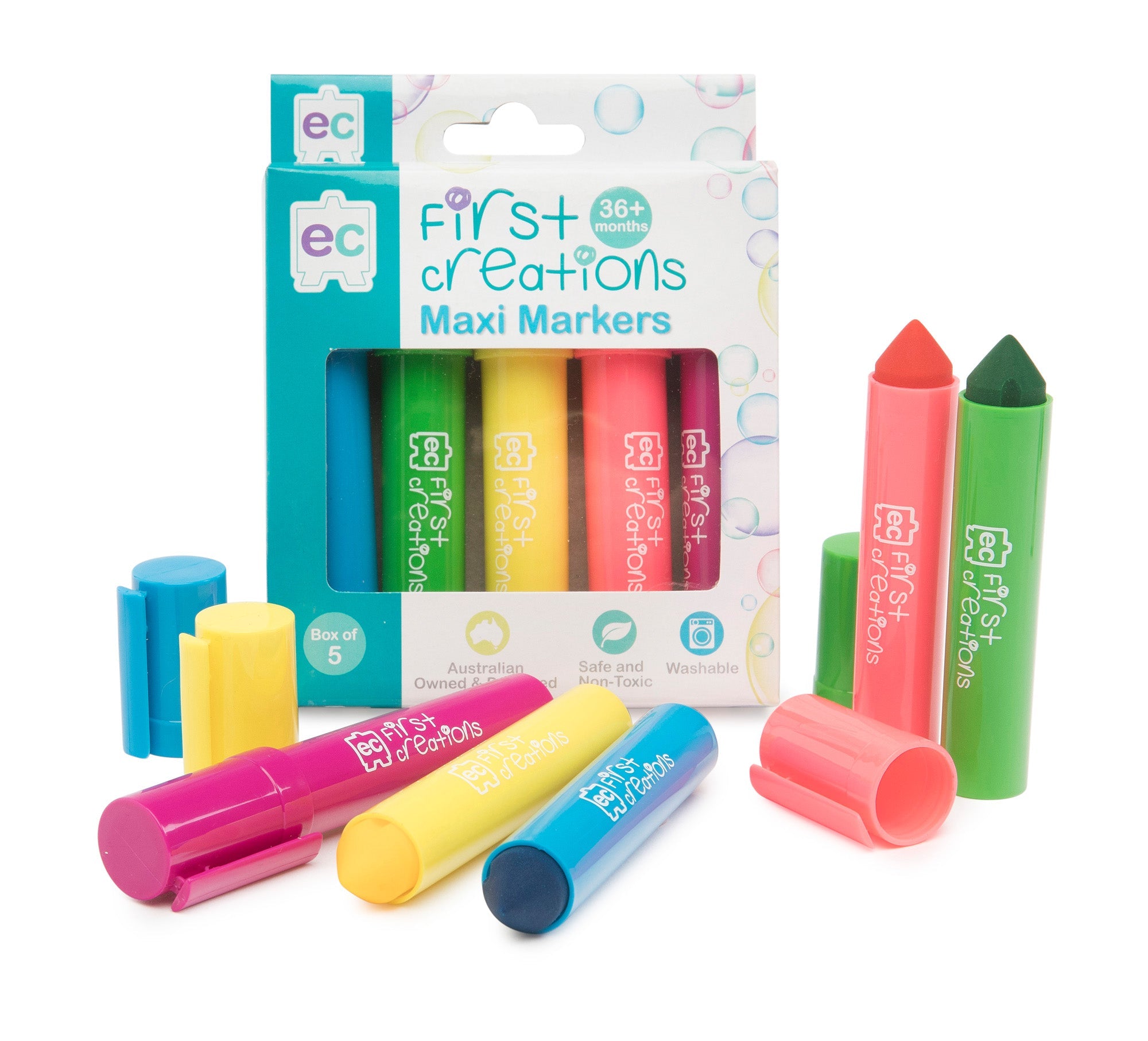 Maxi Markers Box of 5