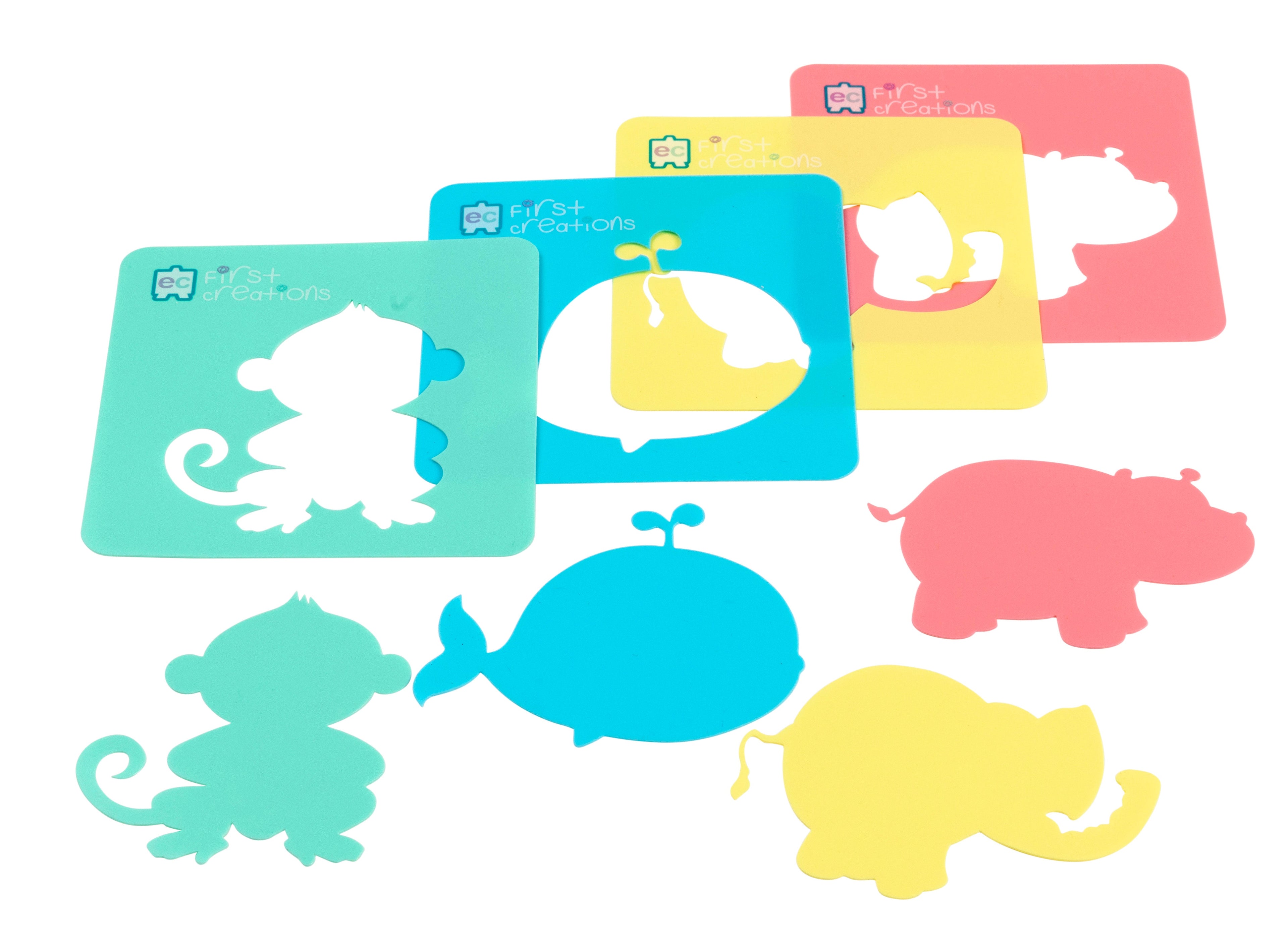 First Creations Animal Stencils Set of 4 image 8