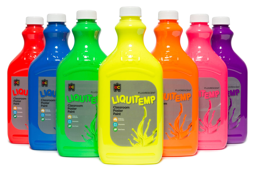 Fluorescent Liquitemp Paint