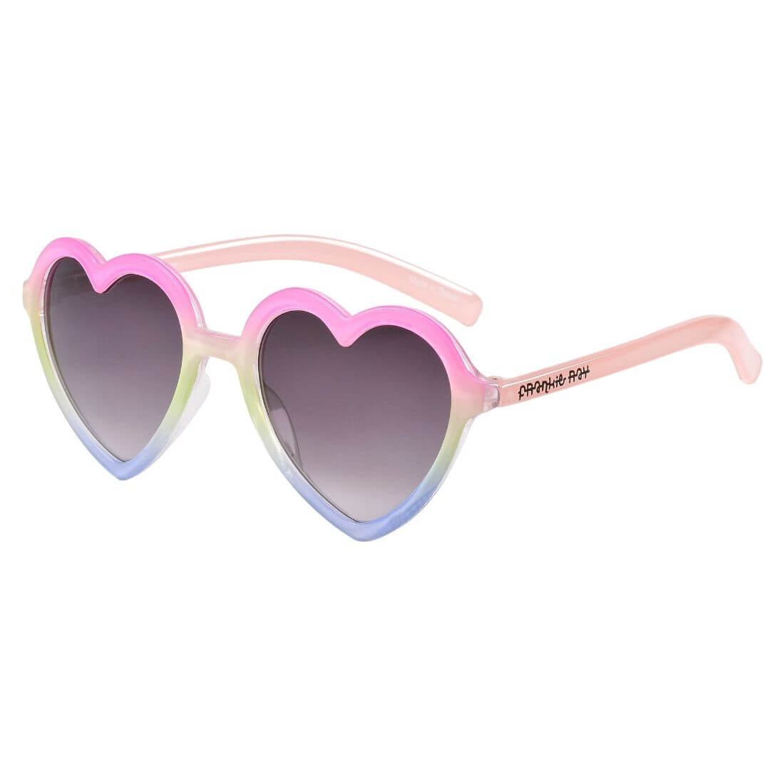 Frankie Ray Kids Sunglasses -  Heart, Rainbow