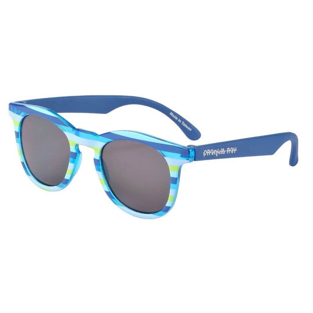 Frankie Ray Kids Sunglasses -  Tyler, Crystal Blue Stripe