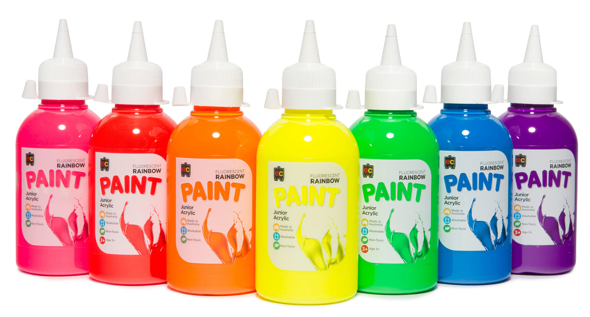 Fluorescent Rainbow Paint 250ml