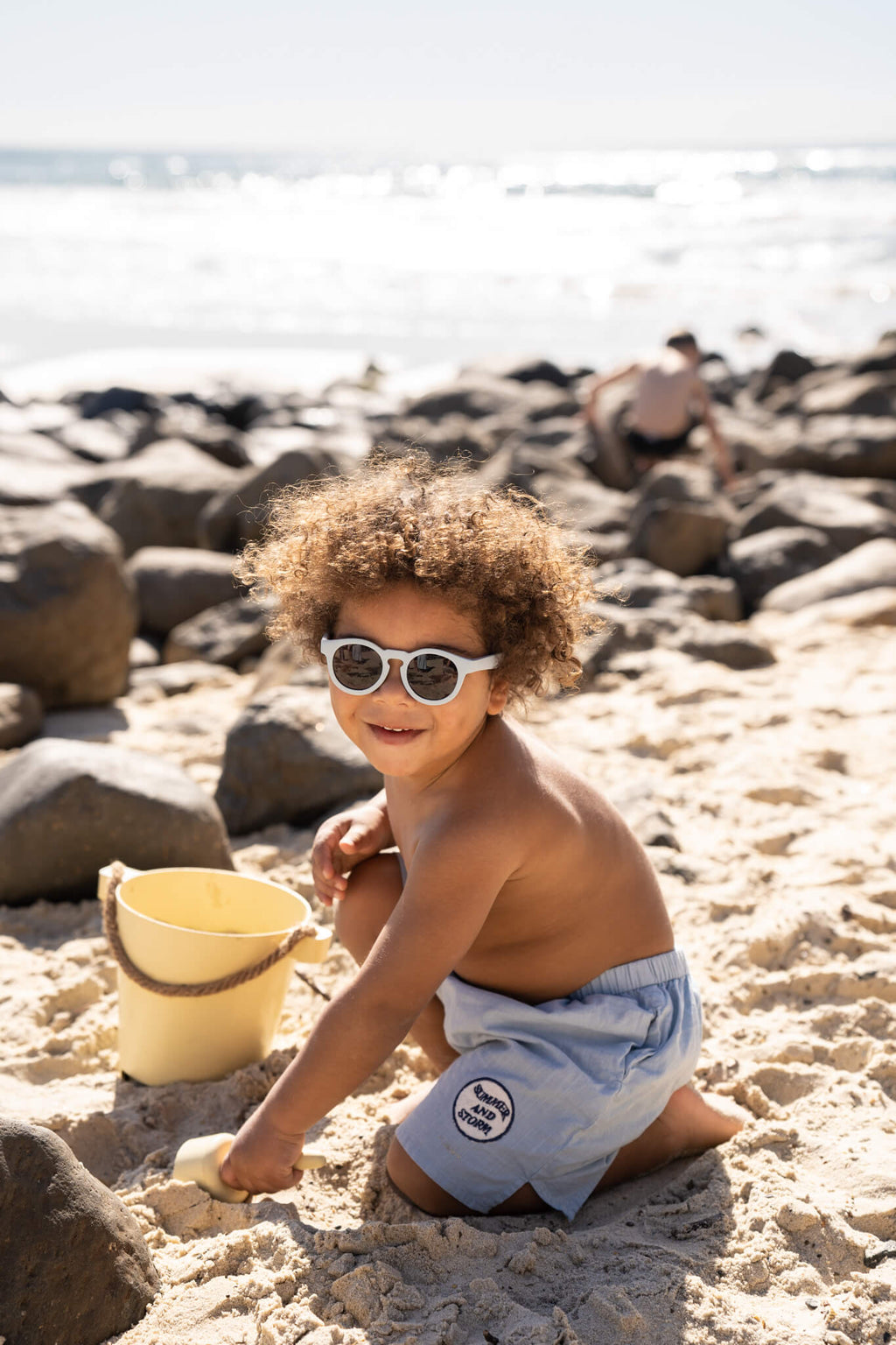 Frankie Ray Baby Sunglasses -  Eco, Lt Bay Blue image 3