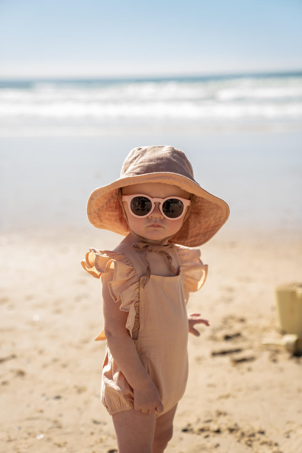 Frankie Ray Baby Sunglasses -  Eco, Shell Pink image 3