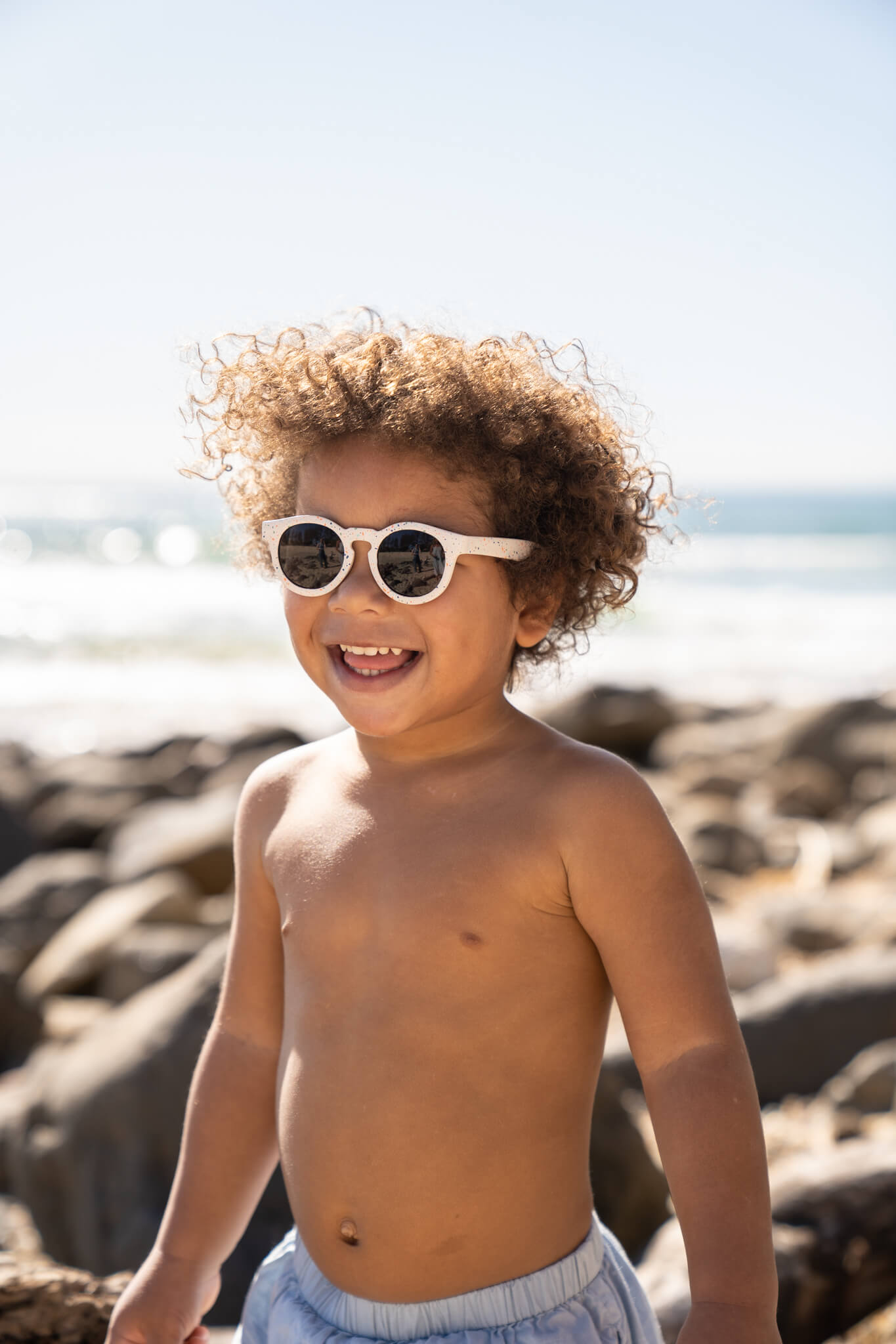 Frankie Ray Baby Sunglasses -  Eco, Sand Speckle image 3