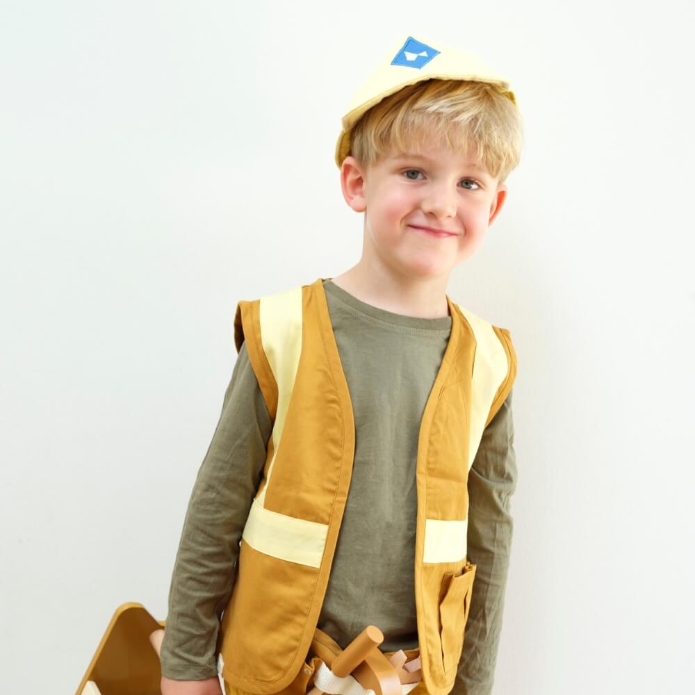 Fabelab - Dress Up - Builder Set - Ochre-Pale Yellow, 3-6 years image 2