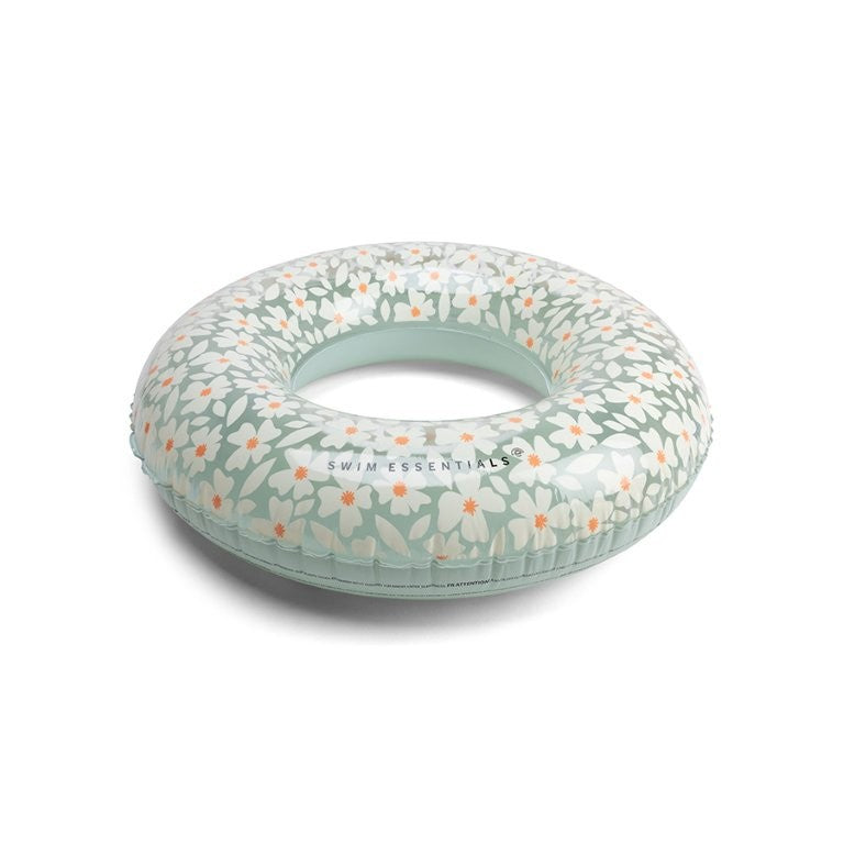 Swim Essentials Inflatable Swim Ring - Florish Green, 90 cm image 3