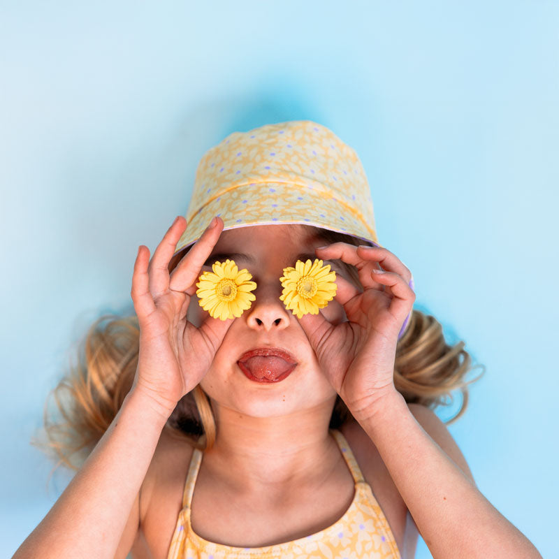 Swim Essentials UV Sunhat, Florish Yellow image 3