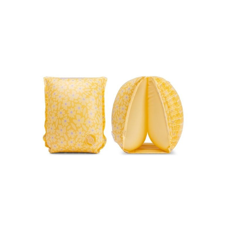 Swim Essentials Inflatable Arm Bands - Florish Yellow, 0-2 yrs image 3