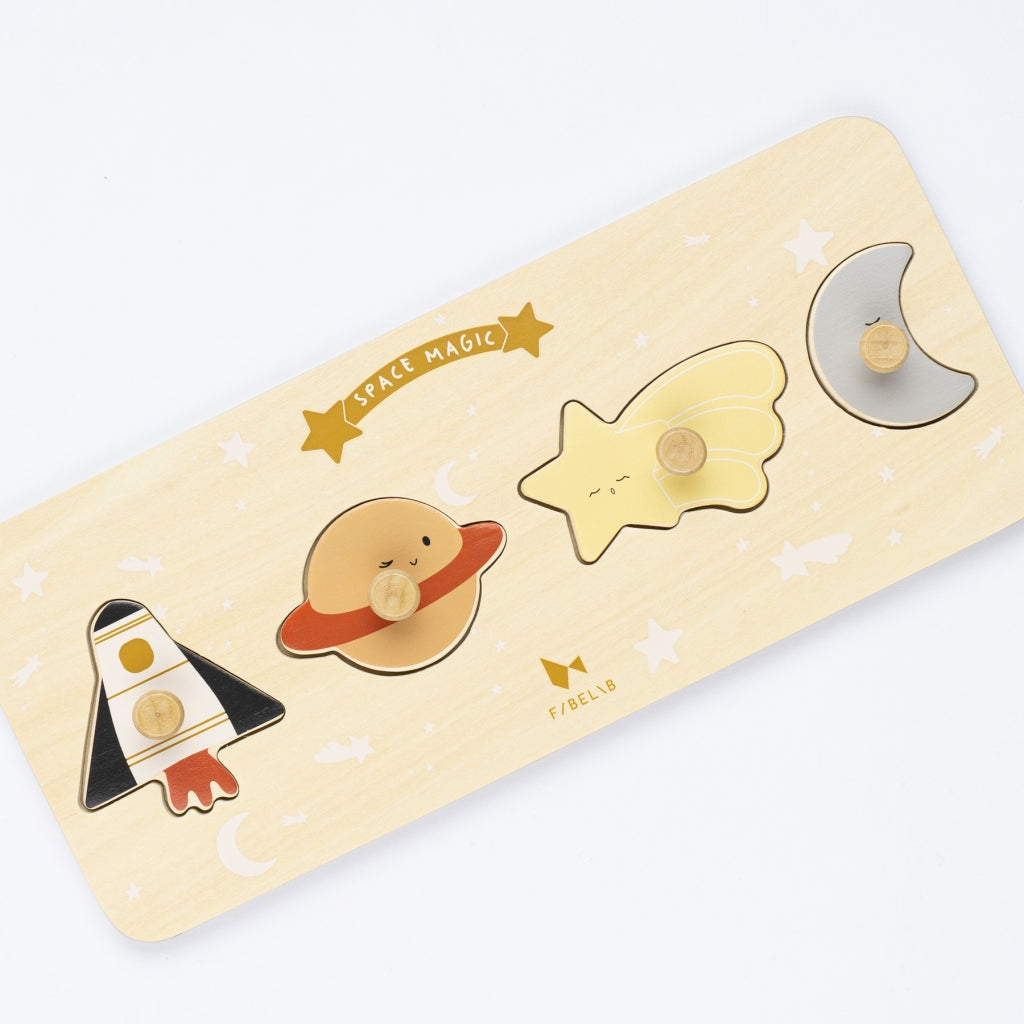 Fabelab - Puzzle Grip - Fabbies Land - Space Magic, 30 cm image 3