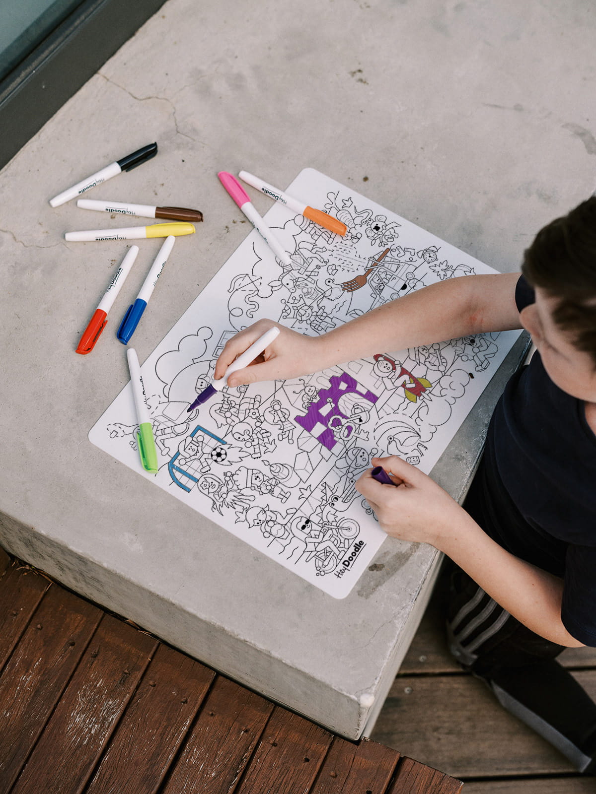 HeyDoodle - Speech Therapy Colouring & Doodle Mat - K' Sounds image 2