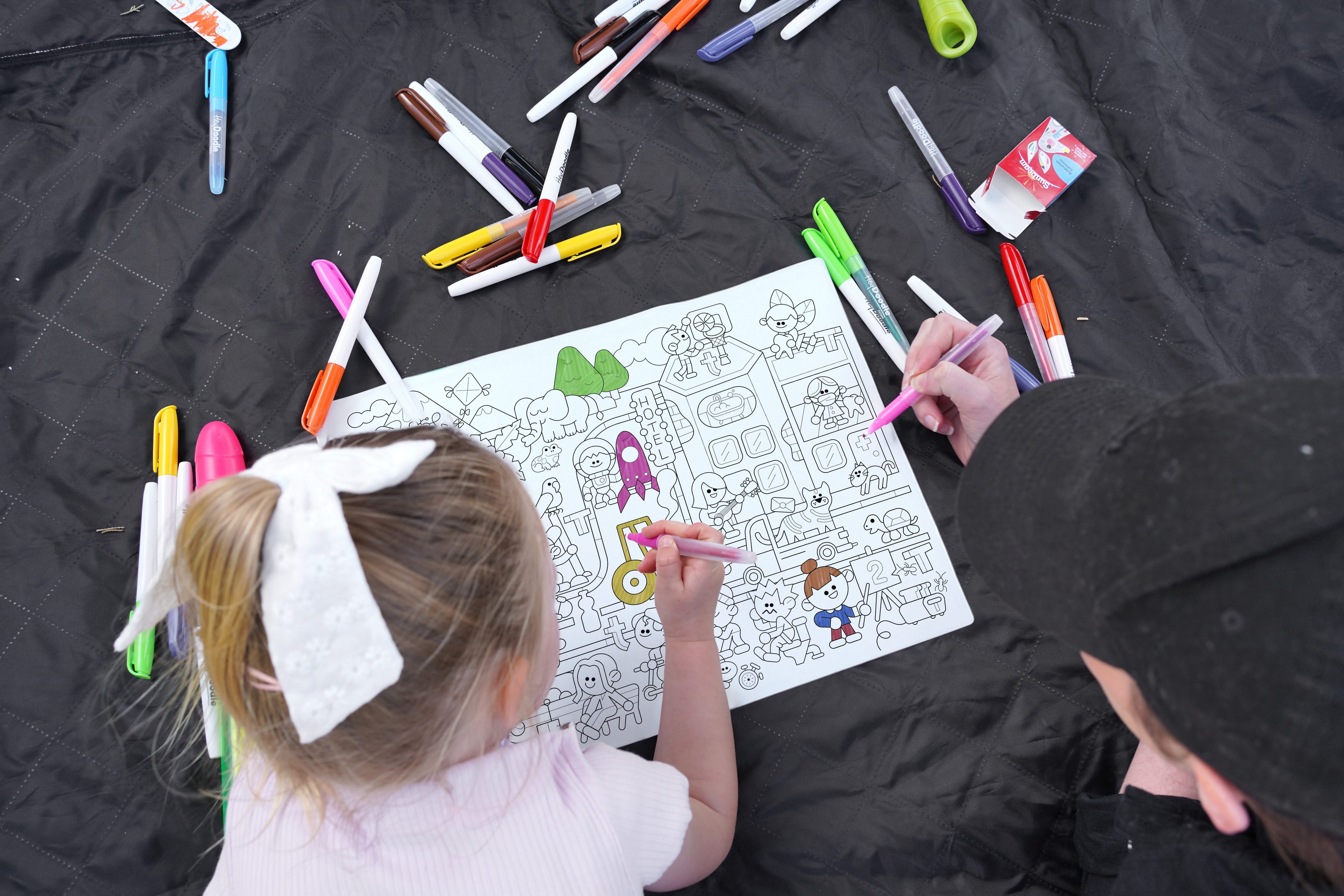 HeyDoodle - Speech Therapy Colouring & Doodle Mat - T' Sounds image 2