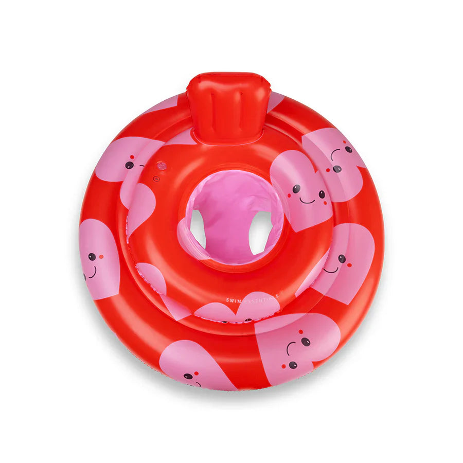 Swim Essentials Inflatable Baby Swimseat - Hearts, 0-1 yrs image 2