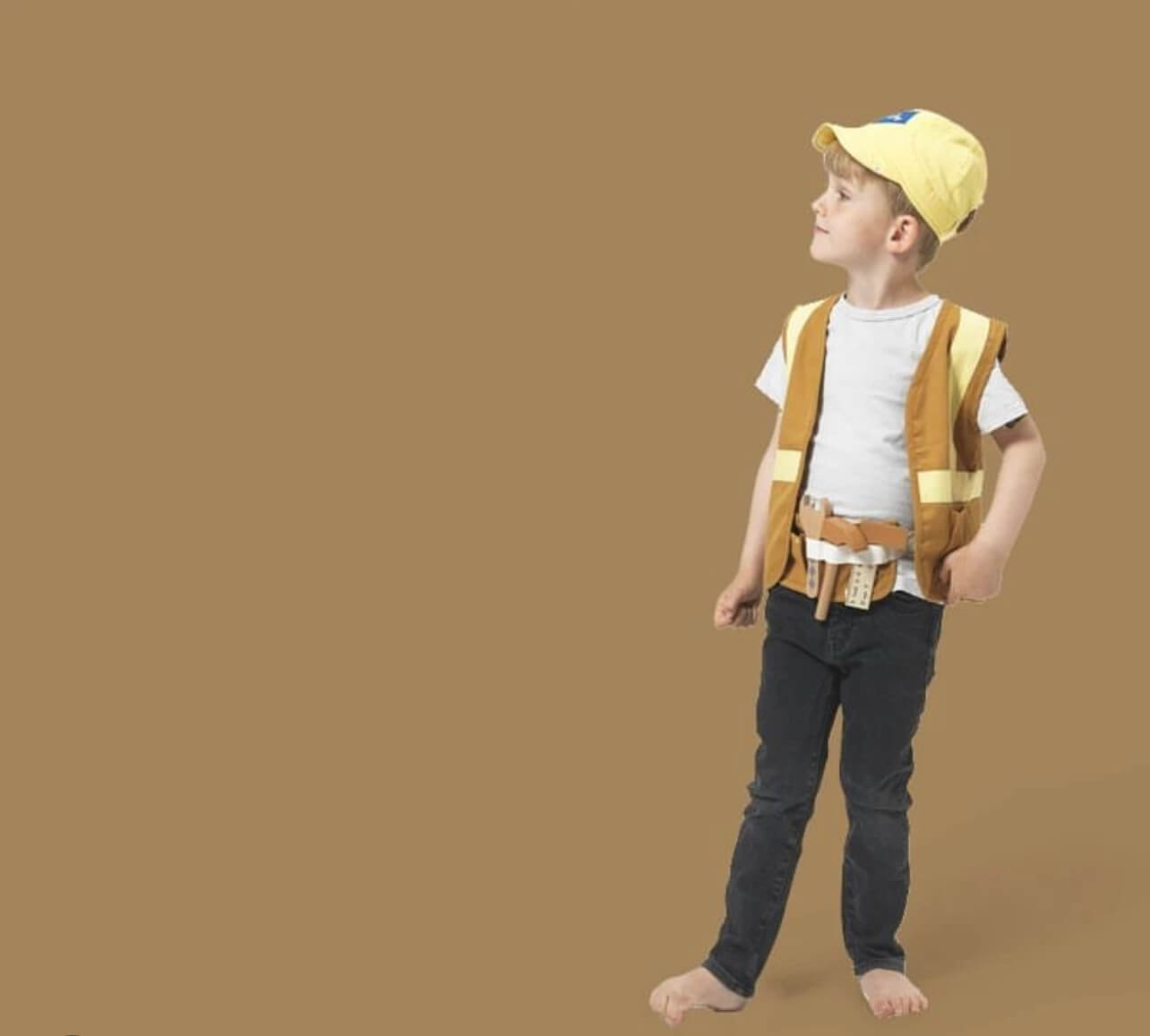 Fabelab - Dress Up - Builder Set - Ochre-Pale Yellow, 3-6 years image 5