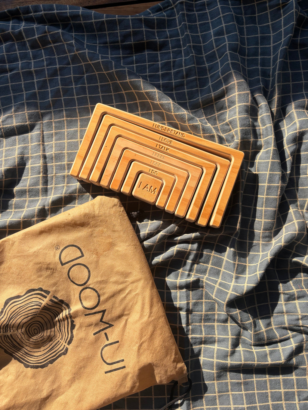 In-wood - Square Affirmation Rainbow image 4