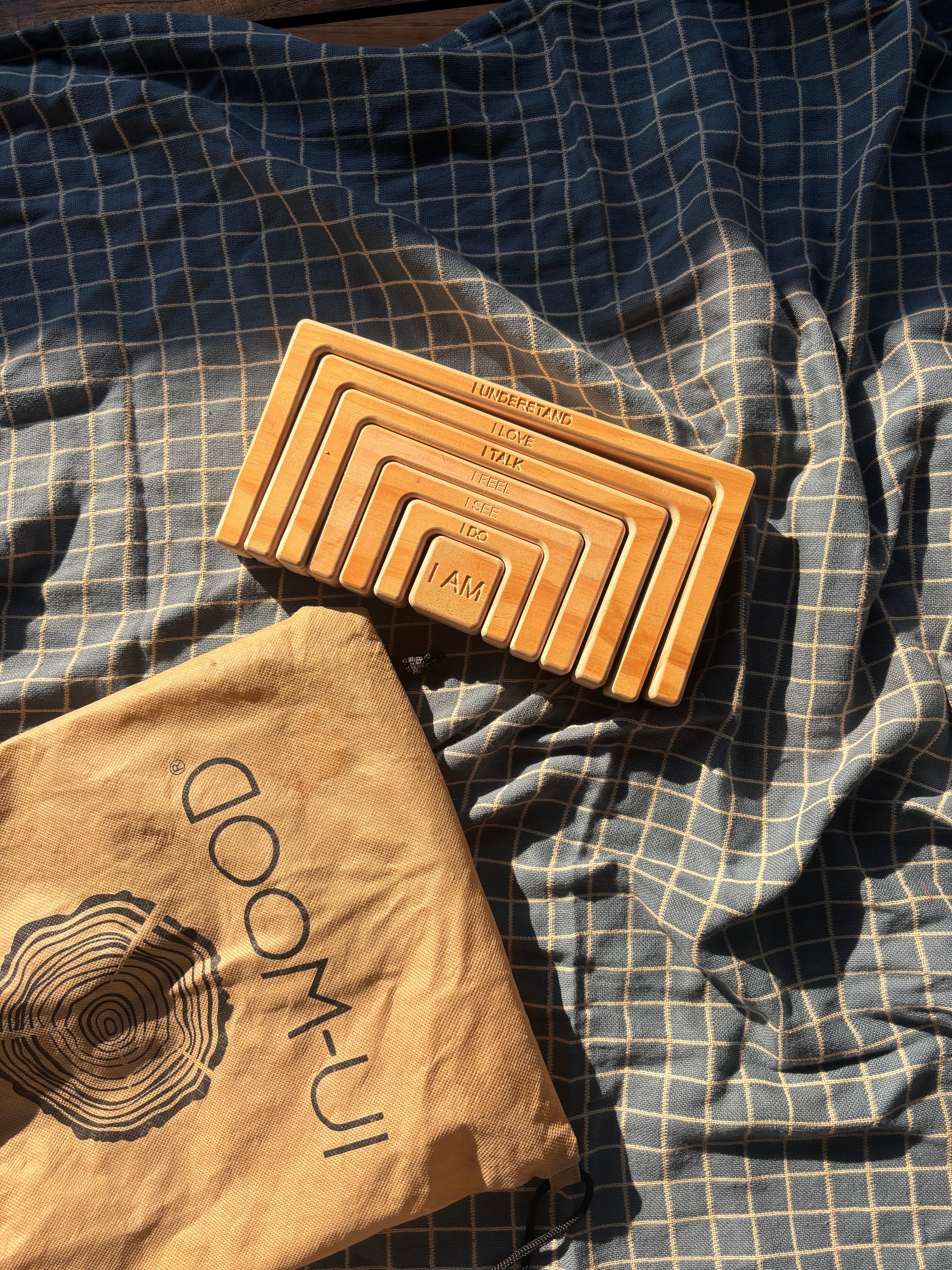 In-wood - Square Affirmation Rainbow image 4