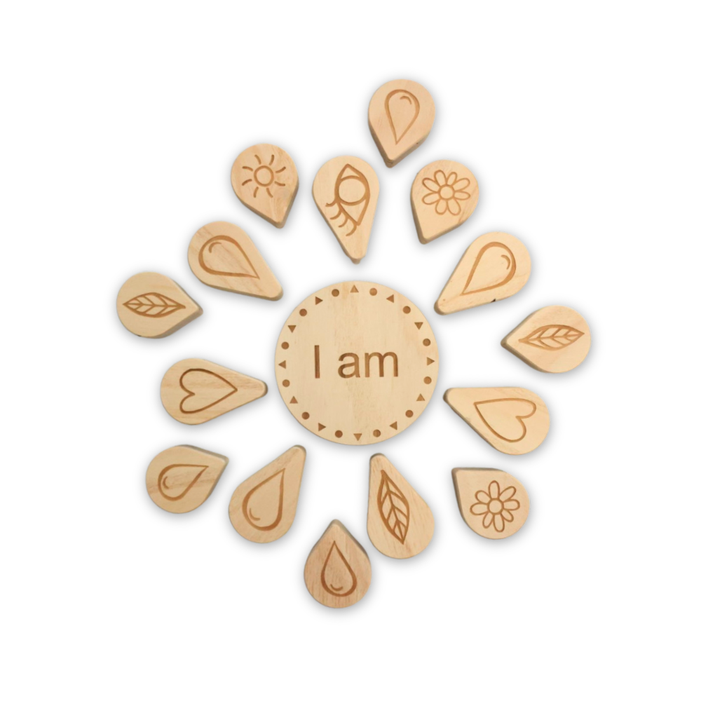 in-wood I am Mandala Puzzle, 16 pcs image 3
