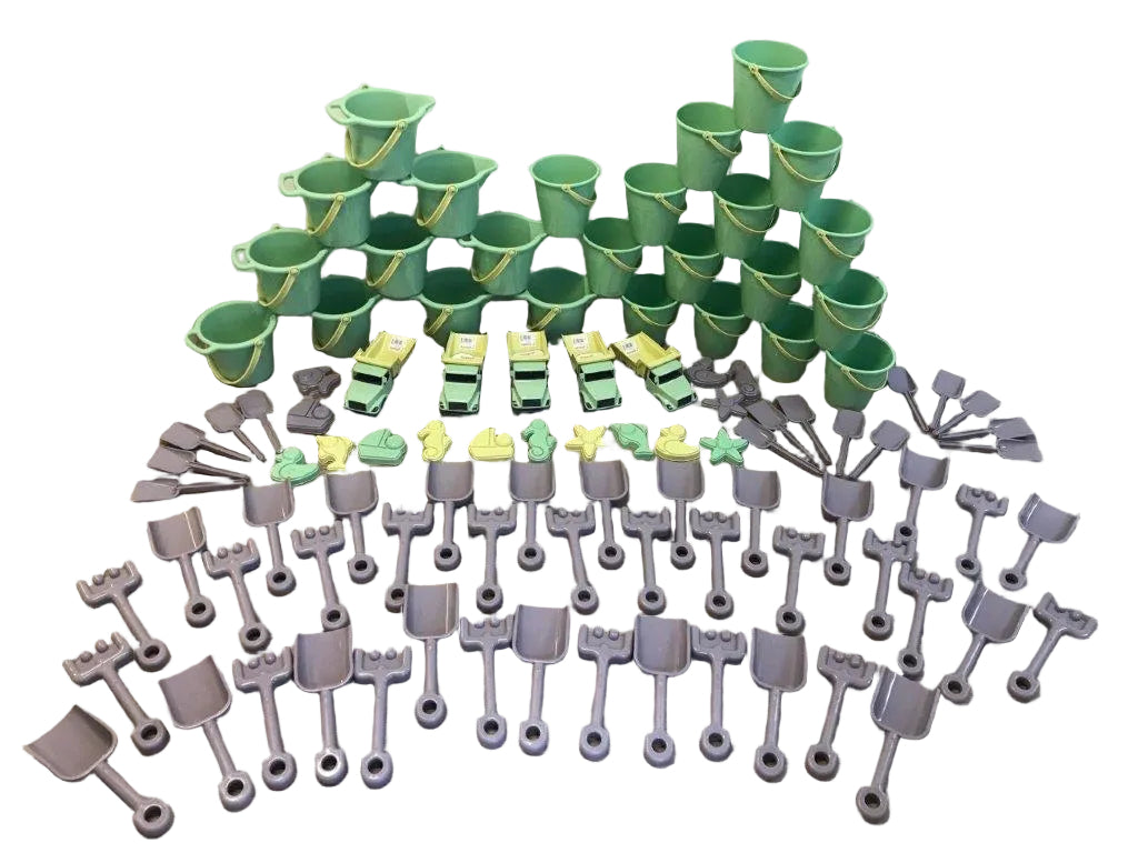 Plasto "I'M GREEN" Giant Sand Set, 100 pcs