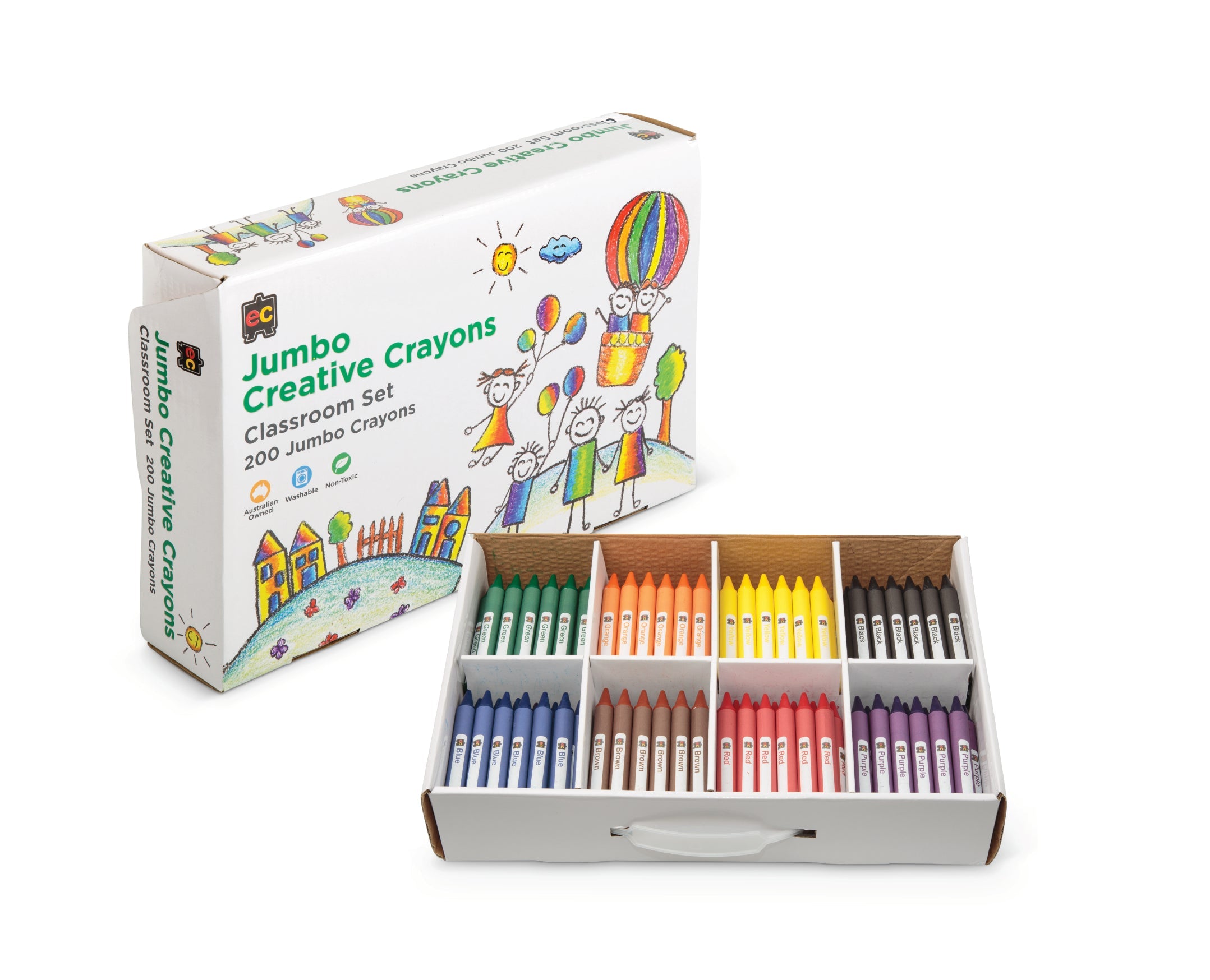 Jumbo Crayons - Set of 200