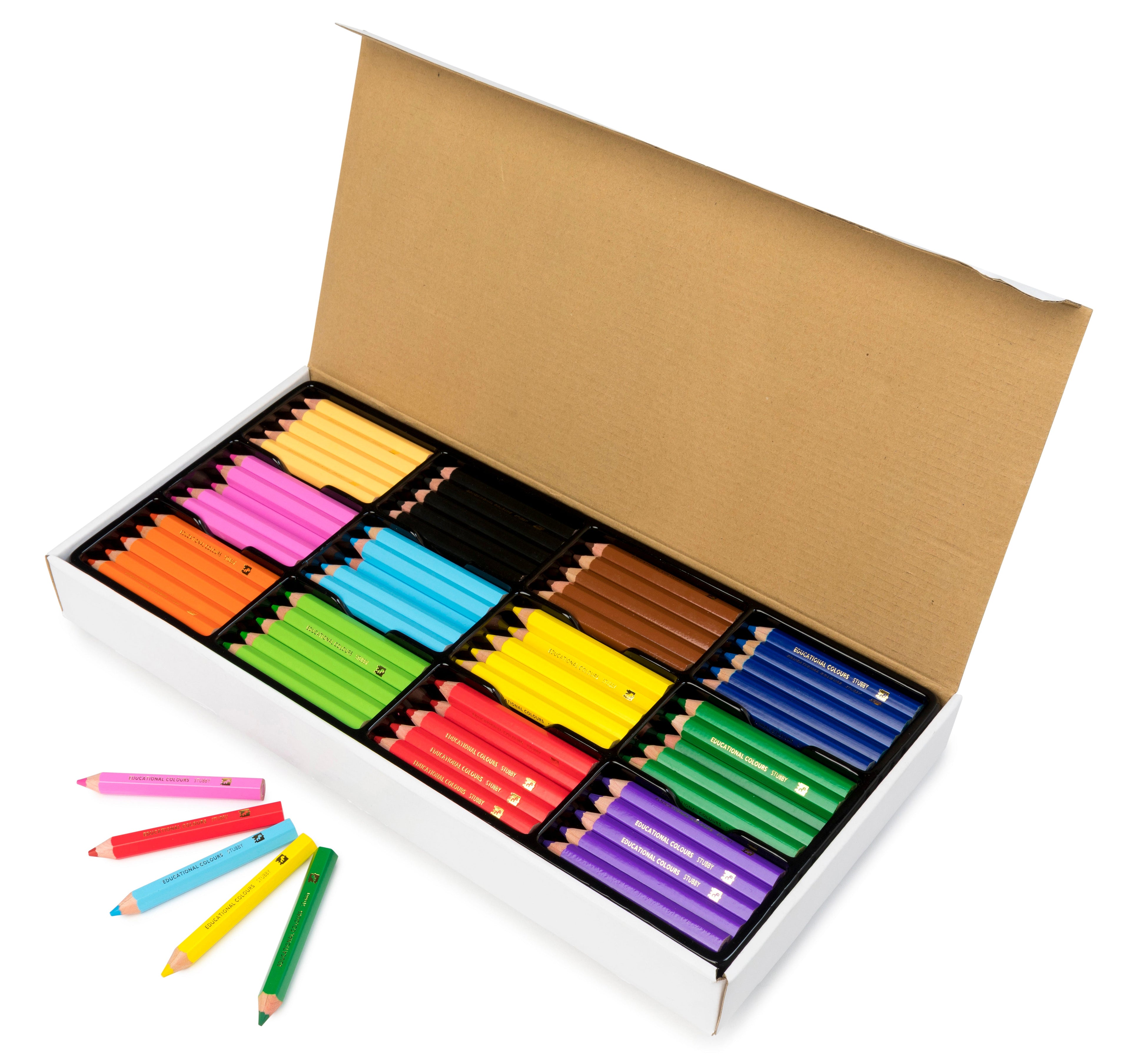 Jumbo Stubby Colour Pencils - Pack of 120