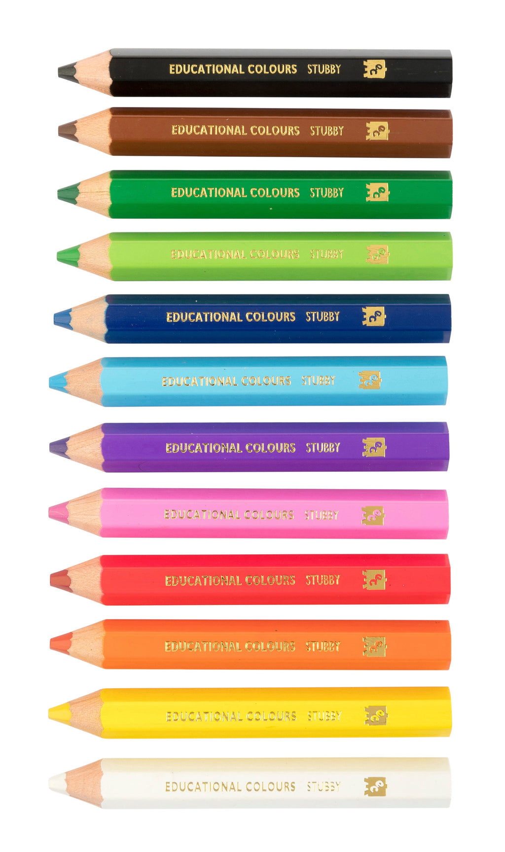Jumbo Stubby Colouring Pencils Pack 12 & Sharpener image 5