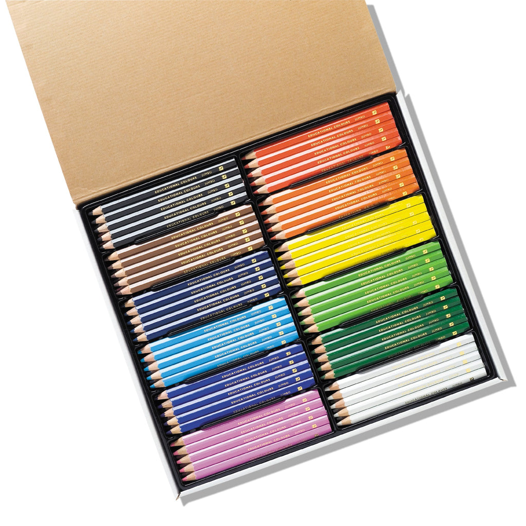 Jumbo Triangular Coloured Pencils image 2