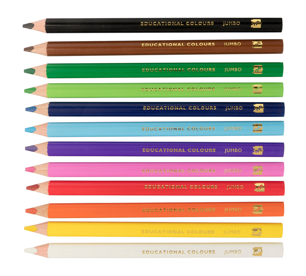 Jumbo Triangular Coloured Pencils image 3