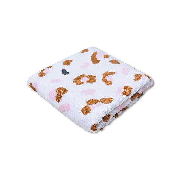 Swim Essentials Luxe Beach Towel - Khaki Leopard, 135 x 65 cm image 7