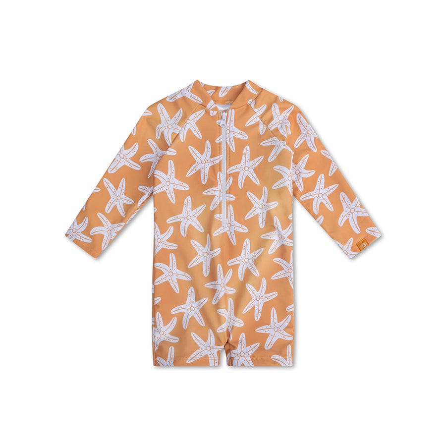 Swim Essentials Boys UV Long Sleeved Swimsuit Rashguard, Sea Stars